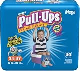 Huggies Pull-Ups Boys - Training Pants with WETNESS LINER, Fits 3T-4T 32-40 lbs Mega Pack, 40 ct