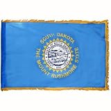 6 x 10 Feet North Dakota Nylon - indoor State Flags Made in US.