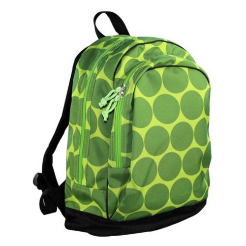 Wildkin Big Dots - Green Sidekick Backpack