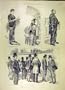 1890 Sketches Lloyd'S Caller Waiter People Casualties