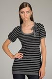 Juicy Couture Britannic Smock Striped Sweater Tunic