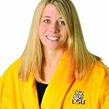 NCAA Louisiana State Fightin Tigers Cotton Robe (Yellow, One Size)