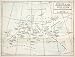 1921 Print Map Europe Goths Middle Ages Kingdoms Tribes Germanic Roman Empire - Relief Line-block Map