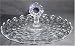 Fostoria American Pattern Crystal Center Handled Sandwich Plate