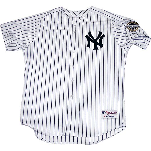 Steiner Sports MLB New York Yankees Yankees Authentic Home Jersey with Inaugural Season Patch