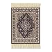persian33 - Fiberlok 4 Piece Midnight Persian CoasterRugs Hand Washable
