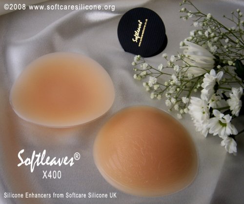 Softleaves® X400 Silicone Breast Enhancers ,  size : Large, Colour:fair