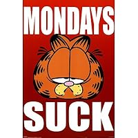 Garfield (Mondays Suck) Art Poster Print