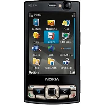Nokia N95 8GB Smartphone 3G WCDMA (UMTS) / GSM slider / dual