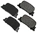 Akebono ACT835 Proact Ultra Premium Ceramic Disc Brake Pad kit , GREY