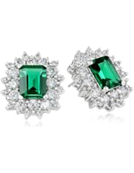 CZ by Kenneth Jay Lane "Trend" Cubic Zirconia Stud Earrings