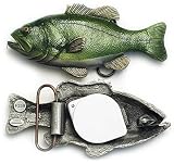 BASS FISH Tape Measure Belt Buckle Fishing Funny Gift