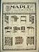 ADVERT MAPLE GALLERIES SMOKER'S TABLE FURNITURE 1904