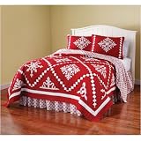 The Authentic King Sized Dunham Folk Art Quilt.
