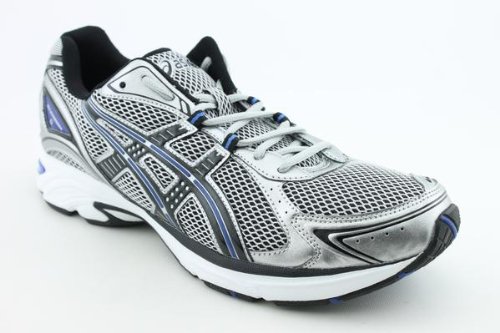 ASICS Men’s GEL-Kanbarra 5 Running Shoe,Silver/Black/Royal,8.5 M