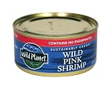 Wild Planet Wild Shrimp, No Phospates, 4 Ounce Cans (Pack of 12)