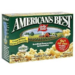 American's Best Microwave Popcorn, Butter Flavored, 3-Count Boxes (Pack of 12)