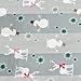 Purple Box Jewelry Christmas Reindeer Scarf (Silver)