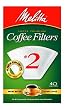 Melitta Cone Coffee Filters, White, No. 2, 40-Count Filters (Pack of 12)