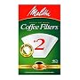 Melitta 622704 40 Count #2 White Cone Coffee Filters