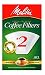 Melitta Cone Coffee Filters, White, No. 2, 40 Count (Pack of 12)