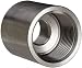 Stainless Steel 316 Pipe Fitting, Reducing Coupling, Class 1000, 1/2" X 3/8" NPT Female