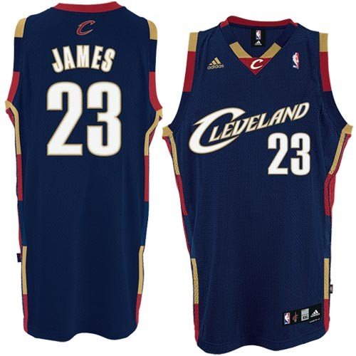 Lebron James Jersey - Cleveland Cavaliers Swingman Jerseys (Navy) XL