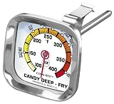Cook Rite, 90307, Candy and Deep Fry Thermometer, Stainless Steel