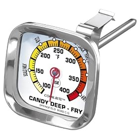 Buy Cook Rite, 90307, Candy and Deep Fry Thermometer, Stainless Steel now!