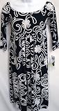 Norma Kamali Everlast Deco Print Empire Waist Dress