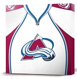 NHL Colorado Avalanche White Jersey Canvas Print (12 x 12)
