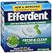 Efferdent Fresh & Clean Anti-Bacterial Denture Cleanser Tablets - 44 ct, Pack of 3