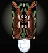 Rabbits and Flowers Decorative Night Light