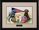 NFL Buffalo Bills Jim Killen Signature Black Framed Print