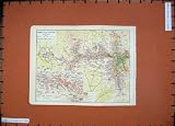 1929 COLOUR MAP INDIA PLAN BAZAR SIMLA JUTOGH ELYSIUM