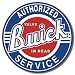 Buick Service Round Tin Sign 11.75" Dia.