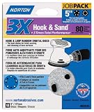 Buy 5 3x UNIVERSAL HOLE SANDING DISC - 80X - 50 pack by Norton
