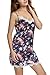 Avidlove Women's Nightshirts Floral Chemises Slip Sleepwear Nightgown
