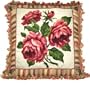 123 Creations C928.20x20 Inch Rose Needlepoint Pillow