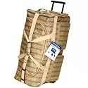 Aerolite Dubai Large 27 Inch Wheeled Holdall Bag (Beige)
