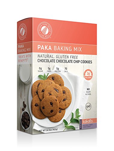 No Sugar Added Double Chocolate Chip Cookie Baking Mix: Gluten Free, Naturally Sweetened - Non-GMO, Low Net Carb & Calorie Desserts - w/ Chocolate Chips - Healthy Snacks Treats