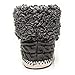 Noble Mount Womens Fuzzy Delight Cable Knit Indoor Short Boot Slippers