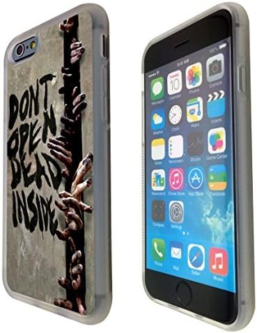 iphone 5 5S Fun Zombie Walking dead hands Dead inside 121 Design Fashion Trend SILICONE GEL RUBBER CASE COVER