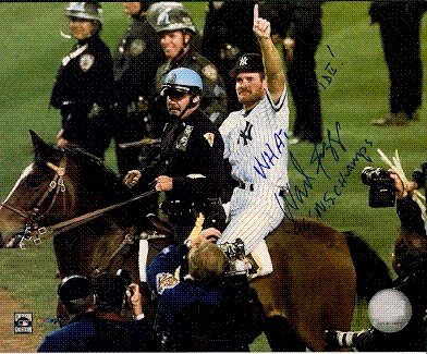 Autographed/Hand Signed 8x10 Photo Wade Boggs New York Yankees