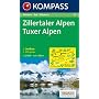 Kompass Karten, Zillertaler Alpen, Tuxer Alpen: Wander- Rad- und Skitourenkarte. Mit Gro�formatfotos