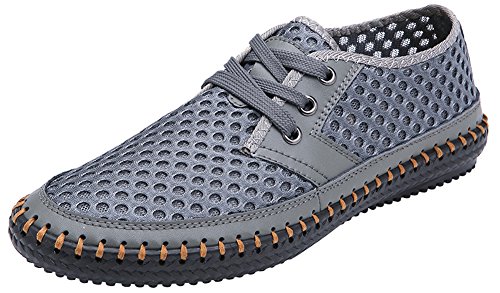 Mohem Men's Poseidon Quick Drying Casual Aqua Water Shoes Mesh Walking Shoes