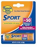 Banana Boat Sport Sunscreen Lip Balm SPF 50, .15 ounces Tubes (Pack of 24)