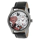 Alice in Wonderland Women's AL1004 Red Queen White Dial Black Strap Watch Alice in Wonderland Women's AL1004 Red Queen White Dial Black Strap Watch
