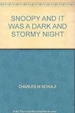 Snoopy and 'It was a dark and stormy night'