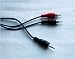 Trisonic 3.5mm Stereo Plug to RCA Plug Cable